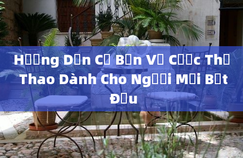 Hướng Dẫn Cơ Bản Về Cược Thể Thao Dành Cho Người Mới Bắt Đầu