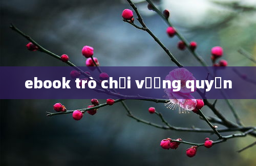 ebook trò chơi vương quyền