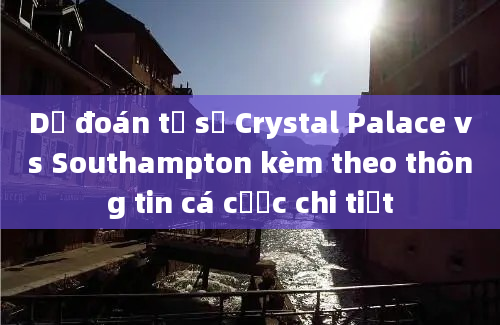 Dự đoán tỷ số Crystal Palace vs Southampton kèm theo thông tin cá cược chi tiết