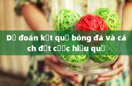 Dự đoán kết quả bóng đá và cách đặt cược hiệu quả