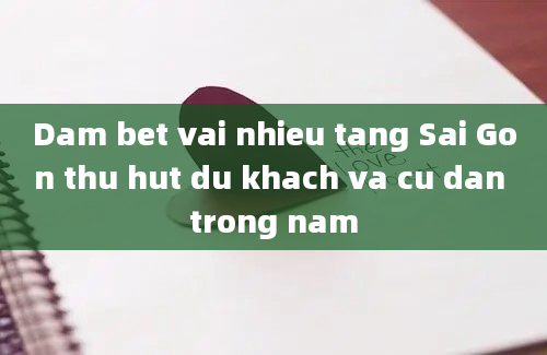 Dam bet vai nhieu tang Sai Gon thu hut du khach va cu dan trong nam