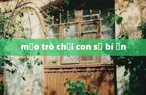 mẹo trò chơi con số bí ẩn