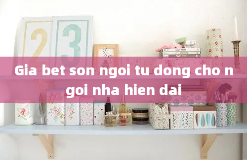 Gia bet son ngoi tu dong cho ngoi nha hien dai