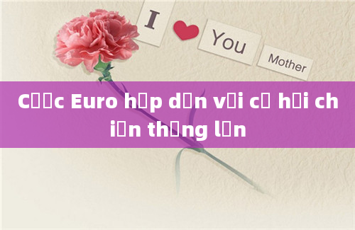 Cược Euro hấp dẫn với cơ hội chiến thắng lớn