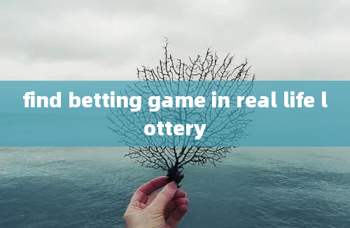 find betting game in real life lottery