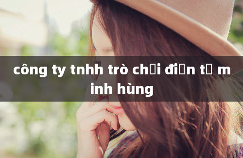 công ty tnhh trò chơi điện tử minh hùng