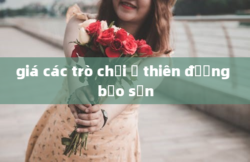 giá các trò chơi ở thiên đường bảo sơn