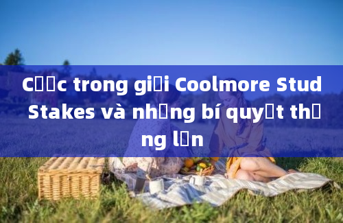 Cược trong giải Coolmore Stud Stakes và những bí quyết thắng lớn