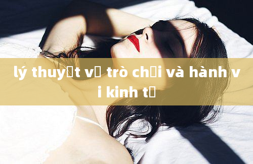 lý thuyết về trò chơi và hành vi kinh tế