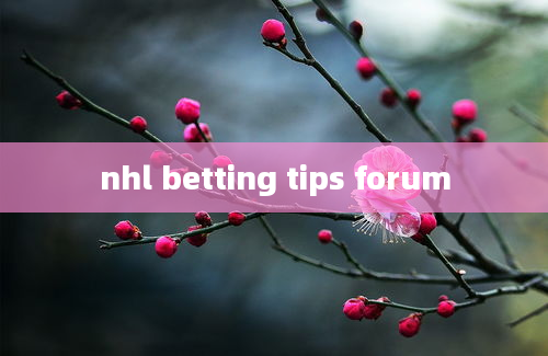 nhl betting tips forum