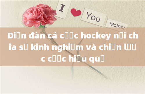 Diễn đàn cá cược hockey nơi chia sẻ kinh nghiệm và chiến lược cược hiệu quả