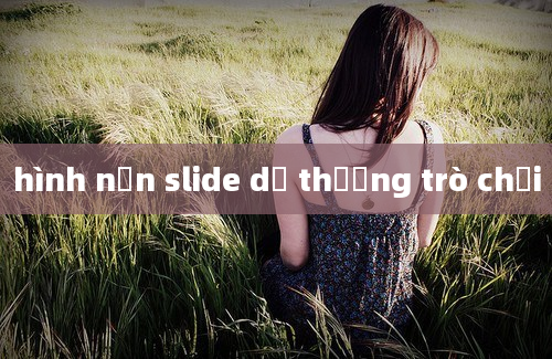 hình nền slide dễ thương trò chơi