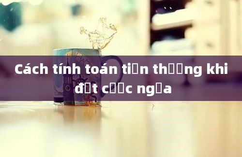 Cách tính toán tiền thưởng khi đặt cược ngựa