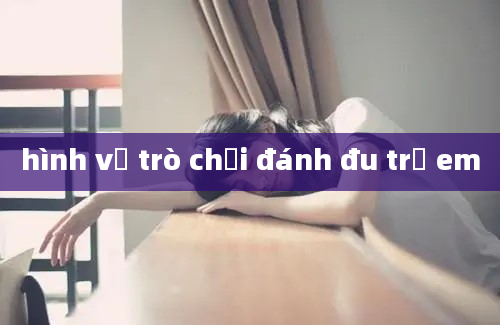 hình vẽ trò chơi đánh đu trẻ em