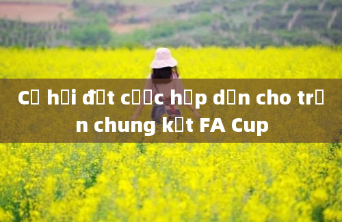 Cơ hội đặt cược hấp dẫn cho trận chung kết FA Cup