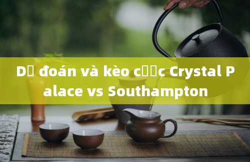 Dự đoán và kèo cược Crystal Palace vs Southampton