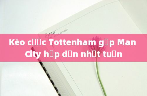 Kèo cược Tottenham gặp Man City hấp dẫn nhất tuần