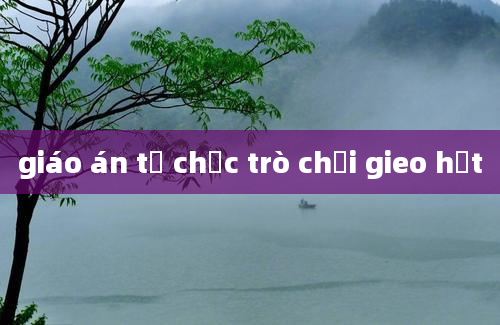 giáo án tổ chức trò chơi gieo hạt