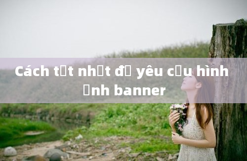 Cách tốt nhất để yêu cầu hình ảnh banner