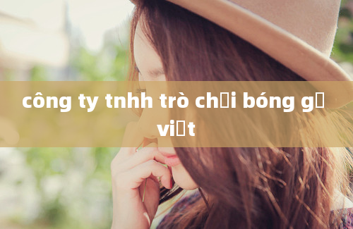 công ty tnhh trò chơi bóng gỗ việt