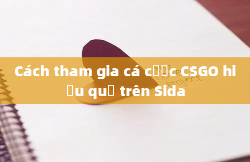 Cách tham gia cá cược CSGO hiệu quả trên Sida