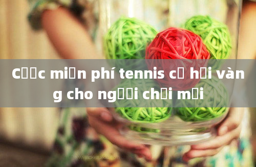 Cược miễn phí tennis cơ hội vàng cho người chơi mới