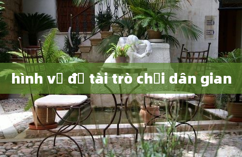 hình vẽ đề tài trò chơi dân gian