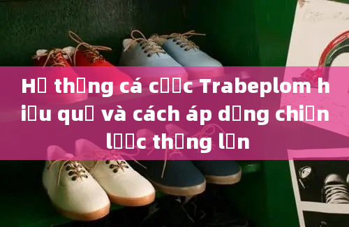 Hệ thống cá cược Trabeplom hiệu quả và cách áp dụng chiến lược thắng lớn