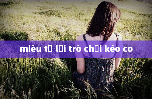 miêu tả lại trò chơi kéo co