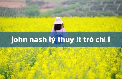 john nash lý thuyết trò chơi