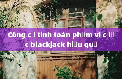 Công cụ tính toán phạm vi cược blackjack hiệu quả