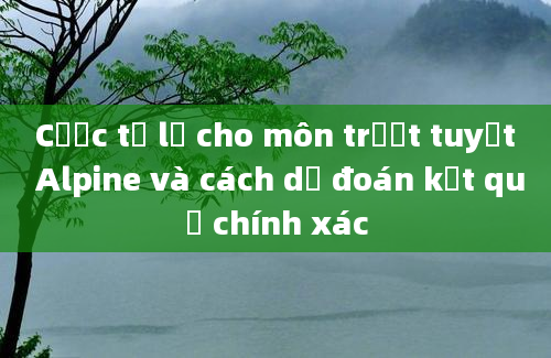 Cược tỷ lệ cho môn trượt tuyết Alpine và cách dự đoán kết quả chính xác