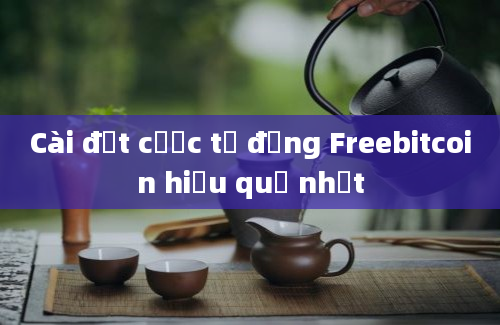 Cài đặt cược tự động Freebitcoin hiệu quả nhất