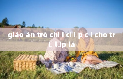 giáo án trò chơi cướp cờ cho trẻ lớp lá