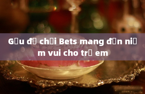 Gấu đồ chơi Bets mang đến niềm vui cho trẻ em