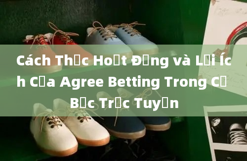 Cách Thức Hoạt Động và Lợi Ích Của Agree Betting Trong Cờ Bạc Trực Tuyến