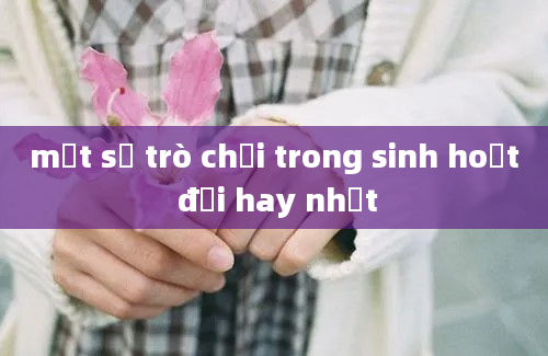 một số trò chơi trong sinh hoạt đội hay nhất