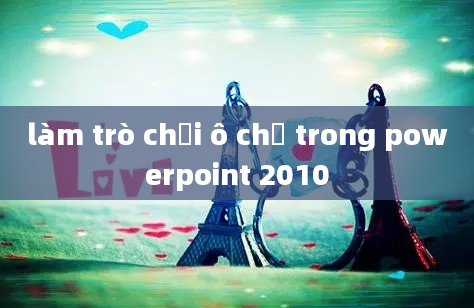 làm trò chơi ô chữ trong powerpoint 2010