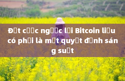 Đặt cược ngược lại Bitcoin liệu có phải là một quyết định sáng suốt