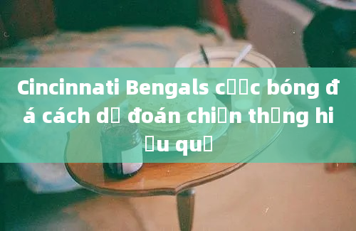 Cincinnati Bengals cược bóng đá cách dự đoán chiến thắng hiệu quả