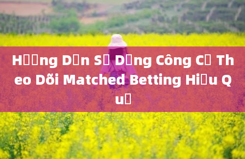 Hướng Dẫn Sử Dụng Công Cụ Theo Dõi Matched Betting Hiệu Quả