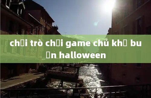 chơi trò chơi game chú khỉ buồn halloween