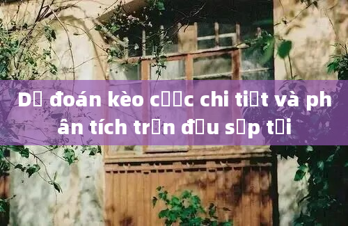 Dự đoán kèo cược chi tiết và phân tích trận đấu sắp tới