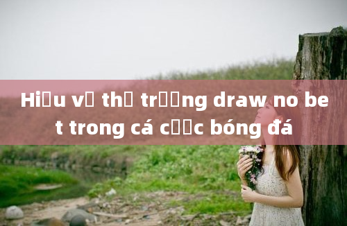 Hiểu về thị trường draw no bet trong cá cược bóng đá