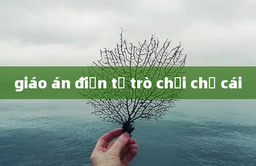 giáo án điện tử trò chơi chữ cái