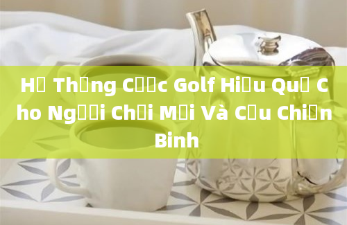 Hệ Thống Cược Golf Hiệu Quả Cho Người Chơi Mới Và Cựu Chiến Binh