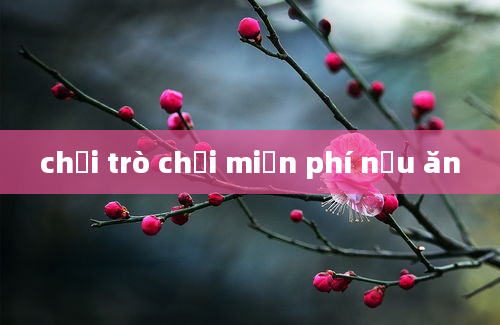 chơi trò chơi miễn phí nấu ăn