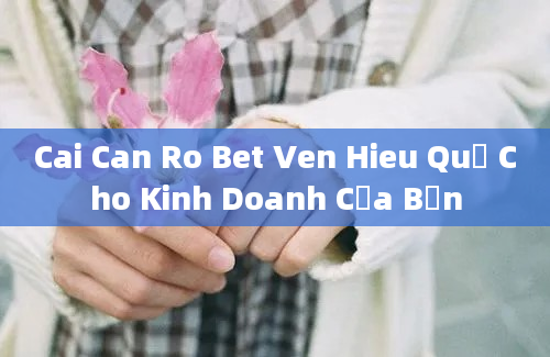 Cai Can Ro Bet Ven Hieu Quả Cho Kinh Doanh Của Bạn