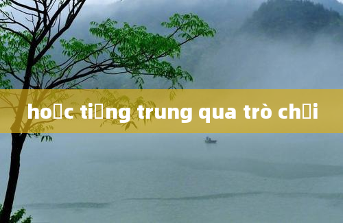 hoọc tiếng trung qua trò chơi