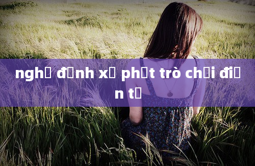 nghị định xử phạt trò chơi điện tử